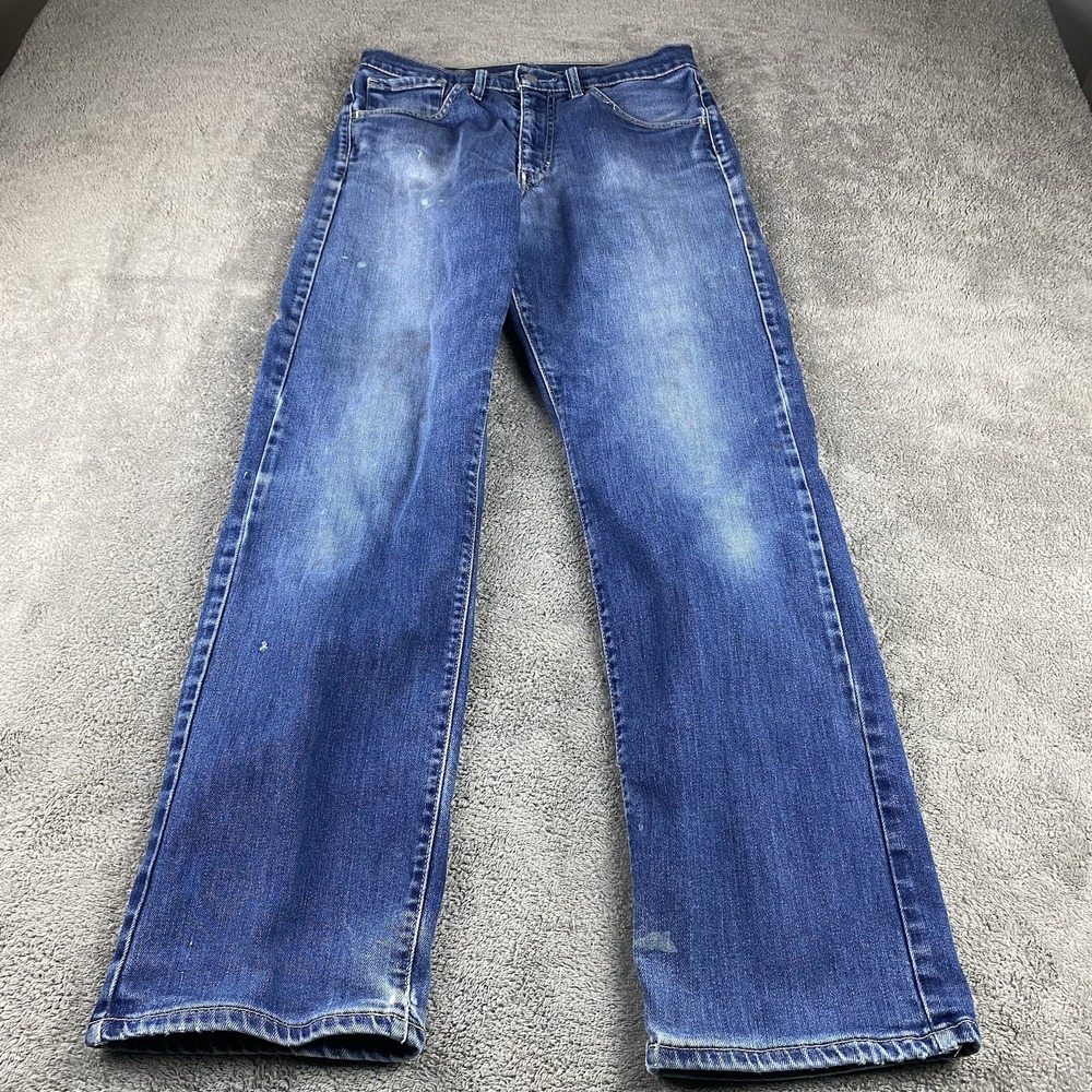 Levis‎ Straight Leg Jeans Mens 30x30 Blue Medium Wash Mid Rise
